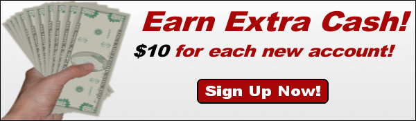 Get $10 for each new account signup!
