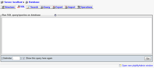 MySQL Query Input
