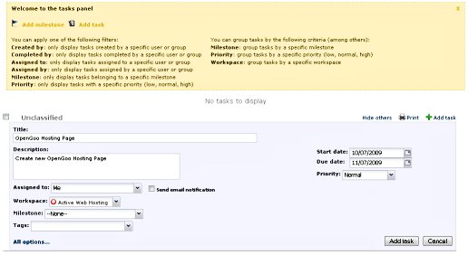 Add Tasks