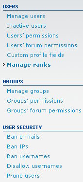 Users and Groups